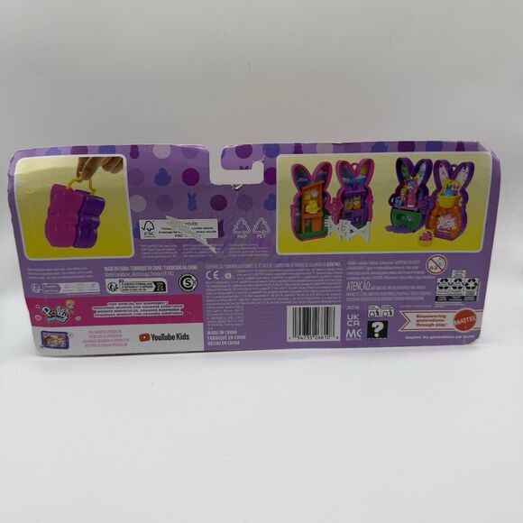 Polly Pocket Peeps Brand 2 Little Bunnies with Doll and Peep. Brand New Unopened - Picture 3 of 3
